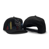 Black New York Mets Gray Bottom City Skyline New Era 9Fifty A-Frame Snapback