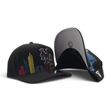 Black New York Mets Gray Bottom City Skyline New Era 9Fifty A-Frame Snapback