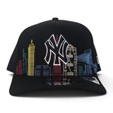 Black New York Yankees Gray Bottom City Skyline New Era 9Fifty A-Frame Snapback