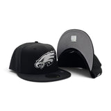 BJ Betts Black Philadelphia Eagles Gray Bottom Eagle Side Patch New Era 59Fifty Fitted