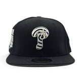 Black Swirl Philadelphia Phillies Gray Bottom 1996 All Star Game Side Patch New Era 59Fifty Fitted