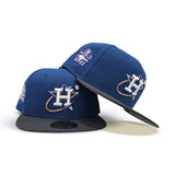 Seashore Blue Houston Astros Graphite Visor Gray Bottom 2022 World Series Side Patch New Era 59Fifty Fitted