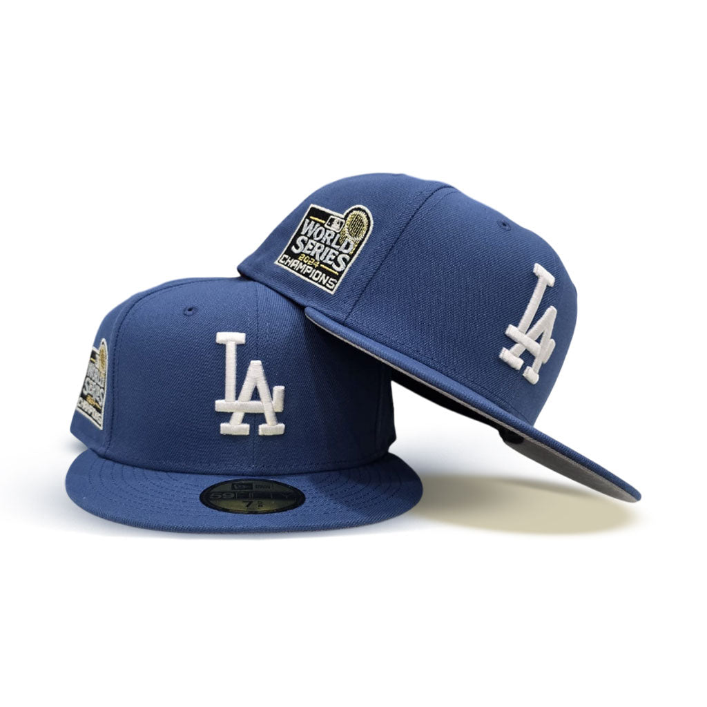 Black La Dodgers Flame Logo 2024 World Series Side Patch Fitted 7 3/4 Black La Dodgers Flame Logo 2024 World Series Side Patch Fitted 7 3/4