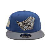 Sky Blue Los Angeles Lakers Royal Blue Visor Gray Bottom 17X Champions Side Patch New Era 9Fifty Snapback