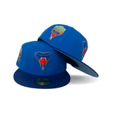 Airforce Blue Arizona Diamondbacks Royal Blue Visor Icy Blue Bottom 1998 Inaugural Season Side Patch New Era 59Fifty Fitted