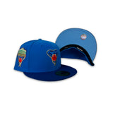 Airforce Blue Arizona Diamondbacks Royal Blue Visor Icy Blue Bottom 1998 Inaugural Season Side Patch New Era 59Fifty Fitted