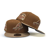 Toast Atlanta Braves Khaki Visor Gray Bottom 2000 All Star Game Side Patch New Era 9Fifty Snapback