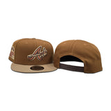 Toast Atlanta Braves Khaki Visor Gray Bottom 2000 All Star Game Side Patch New Era 9Fifty Snapback