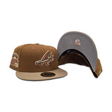 Toast Atlanta Braves Khaki Visor Gray Bottom 2000 All Star Game Side Patch New Era 9Fifty Snapback