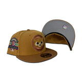 Panama Tan Chicago Cubs Gray Bottom 1990 All Star Game Side Patch New Era 59Fifty Fitted