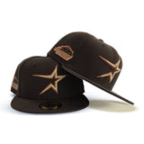 Brown Houston Astros Gray Bottom Astrodome Side Patch New Era 59Fifty Fitted