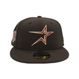 Brown Houston Astros Pink Bottom 2005 World Series Side Patch New Era 59Fifty Fitted