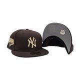 Brown New York Yankees Gray Bottom 2009 World Series Side Patch New Era 59Fifty Fitted