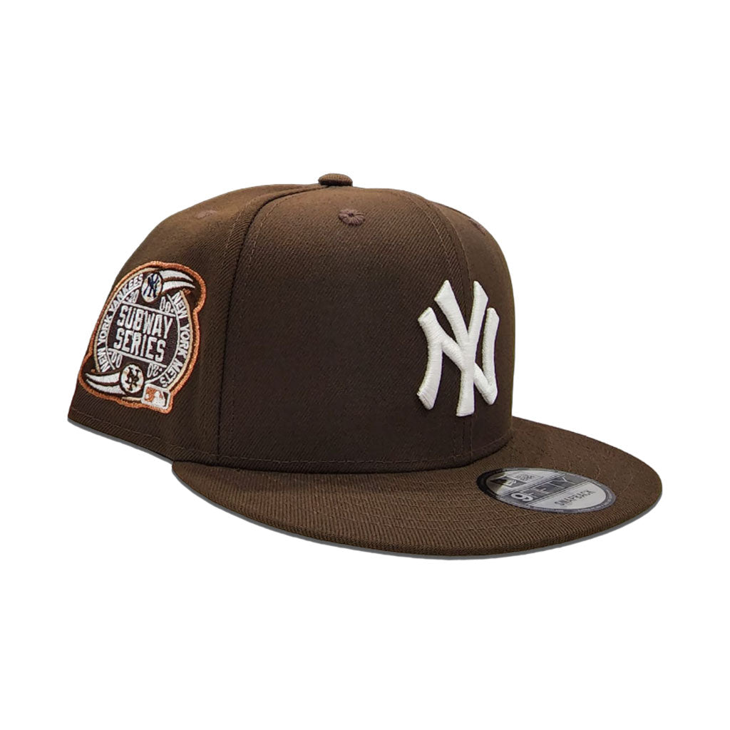Brown New York Yankees Gray Bottom 2000 Subway Series Side Patch New Era 9Fifty Snapback