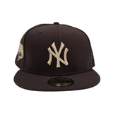 Brown New York Yankees Gray Bottom 2009 World Series Side Patch New Era 59Fifty Fitted