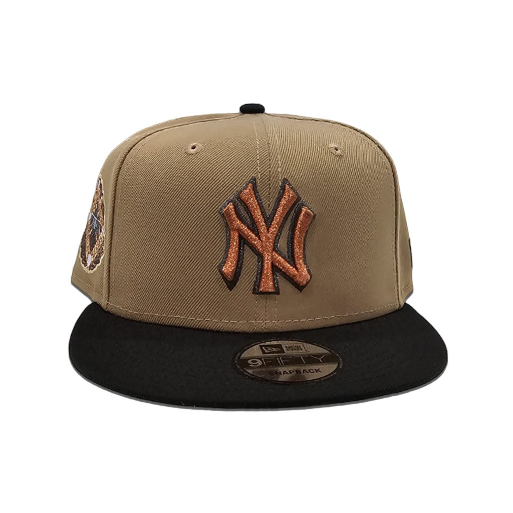 Khaki New York Yankees Black Visor Gray Bottom 1939 World Series Side Patch New Era 9Fifty Snapback