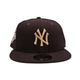 Brown New York Yankees Gray Bottom 2000 World Series Side Patch New Era 59Fifty Fitted