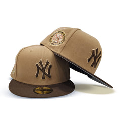 【US限定】NEW ERA 59FIFTY New York Yankees Burgundy & Khaki Brown-New-york-yanlkees-