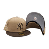 Khaki New York Yankees Brown Visor Gray Bottom 1949 World Series Side Patch New Era 59Fifty Fitted