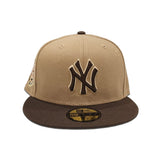 Khaki New York Yankees Brown Visor Gray Bottom 1949 World Series Side Patch New Era 59Fifty Fitted