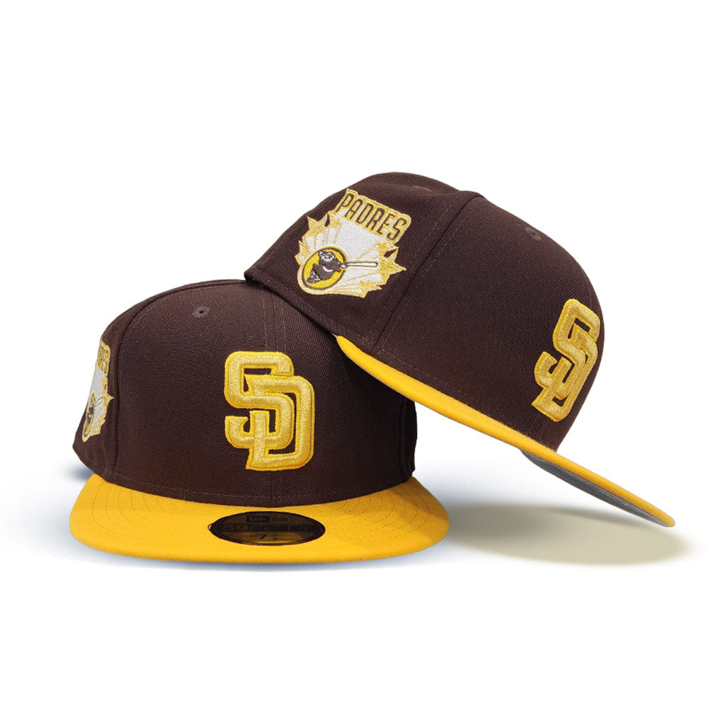 59fifty Fitted Hat New Era Padres Hat Brown San Diego Padres