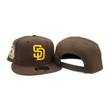 Brown San Diego Padres Gray Bottom 1969 Go Padres Side Patch New Era 9Fifty Snapback