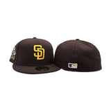 Brown San Diego Padres Jackie Robinson Signature Edition Green Bottom #42 "Breaking Barriers" Side Patch New Era 59Fifty Fitted