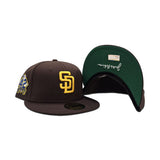 Brown San Diego Padres Jackie Robinson Signature Edition Green Bottom #42 "Breaking Barriers" Side Patch New Era 59Fifty Fitted