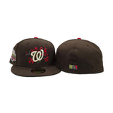 Brown Washington Nationals Gray Bottom 2018 All Star Game Side Patch "Halloween Pack" New Era 59Fifty Fitted