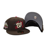 Brown Washington Nationals Gray Bottom 2018 All Star Game Side Patch "Halloween Pack" New Era 59Fifty Fitted