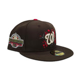 Brown Washington Nationals Gray Bottom 2018 All Star Game Side Patch "Halloween Pack" New Era 59Fifty Fitted