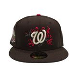 Brown Washington Nationals Gray Bottom 2018 All Star Game Side Patch "Halloween Pack" New Era 59Fifty Fitted