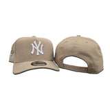 Tan New York Yankees Curved Brim 1996 World Series Gray Bottom New Era 9Fifty A-Frame Snapback