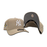 Tan New York Yankees Curved Brim 1996 World Series Gray Bottom New Era 9Fifty A-Frame Snapback