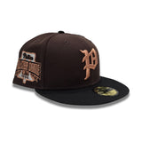 Brown Philadelphia Phillies Black Visor Gray Bottom 1996 All Star Game Side Patch New Era 59Fifty Fitted