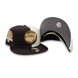 Brown Off White Split Chicago Cubs Gray Bottom 1990 All Star Game Side Patch New Era 9Fifty Snapback