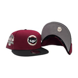 Burgundy Chicago Cubs Black Visor Gray Bottom 1990 All Star Game Side Patch New Era 9Fifty Snapback