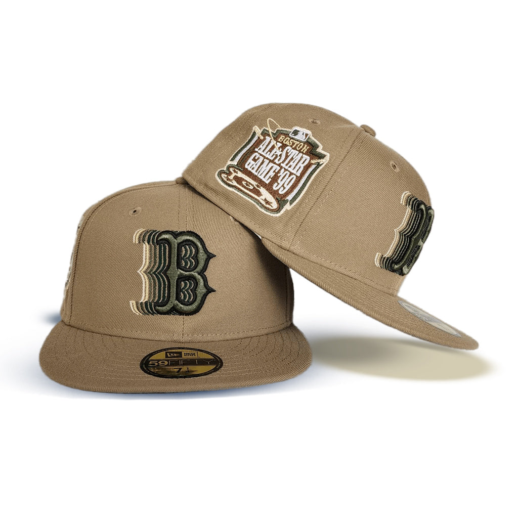 Khaki Boston Red Sox Gray Bottom 1999 All Star Game Side Patch New