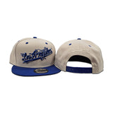 Vegas Gold Los Angeles Dodgers Royal Blue Visor Gray Bottom City Art New Era 9Fifty Snapback