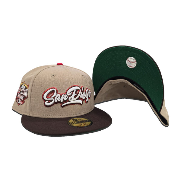 Camel San Diego Padres Script Brown Visor Green Bottom 2016 All Star G ...