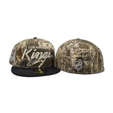 Real Tree Los Angeles Kings Black Camo Visor Red Bottom 02 All Star Game Side Patch New Era 59Fifty Fitted