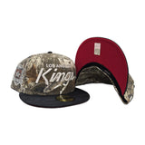 Real Tree Los Angeles Kings Black Camo Visor Red Bottom 02 All Star Game Side Patch New Era 59Fifty Fitted