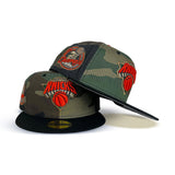 Camo New York Nicks Black Visor