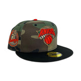Camo New York Nicks Black Visor