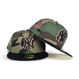 Camo New York Yankees Black Visor Gray Bottom 1999 World Series New Era 59Fifty Fitted