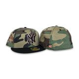 Camo New York Yankees Black Visor Gray Bottom 1999 World Series New Era 59Fifty Fitted