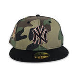 Camo New York Yankees Black Visor Gray Bottom 1999 World Series New Era 59Fifty Fitted