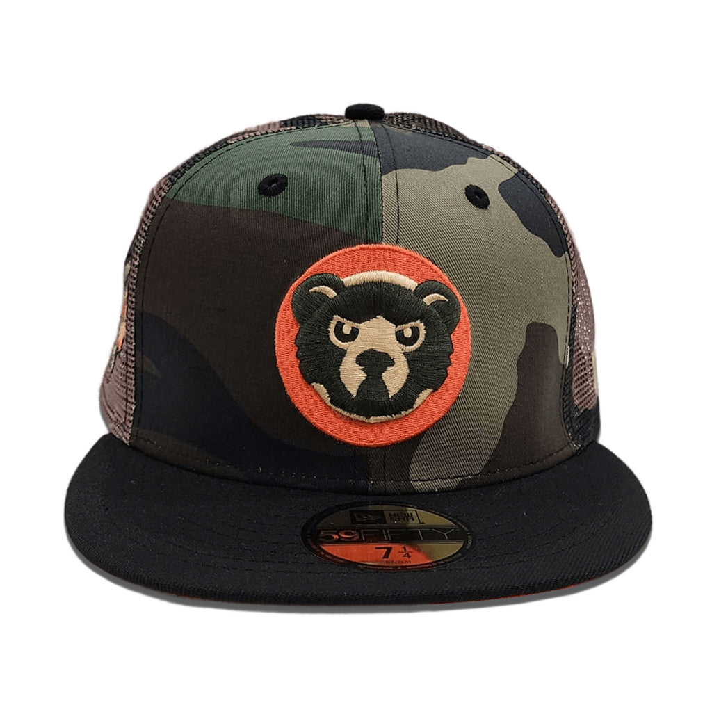 Chicago Bears New Era Camo 59FIFTY Fitted Hat - Black