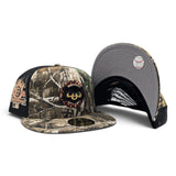 Real Tree Chicago Cubs Black Trucker Gray Bottom 1990 All Star Game Side Patch New Era 59Fifty Fitted