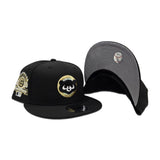 Black Chicago Cubs Gray Bottom 1990 All Star Game Side Patch New Era 9Fifty Snapback